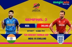 Read more about the article T20 Cricket World Cup: India vs England: Experience the Rush of Semifinal with Magicwin!